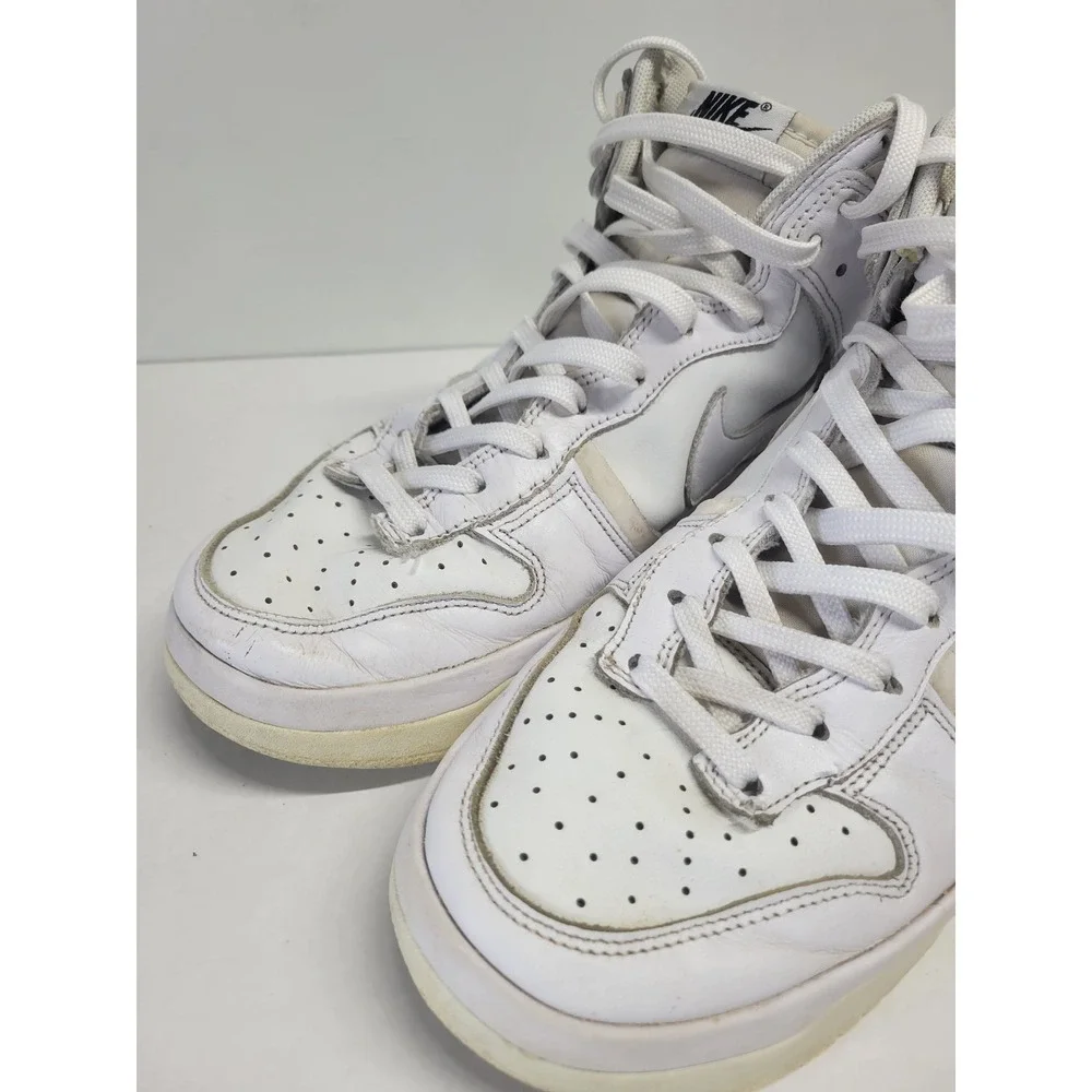 Nike Dunk High Up White White Sail DH3718-100 Womens High Top‎ Sneakers sz 10
